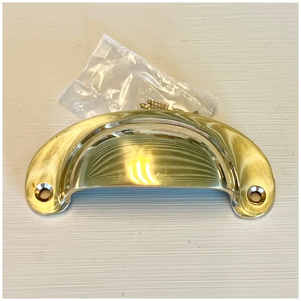 Klassisk apotekergreb - messing