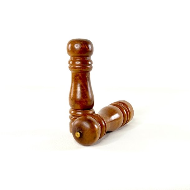 Salt &amp; peber s�t - retro, tr�, H15 cm