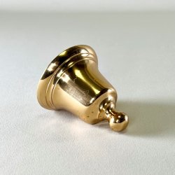 Messing klokke - massiv bordklokke 