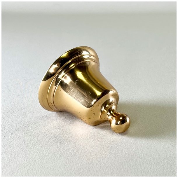 Messing klokke - massiv bordklokke 