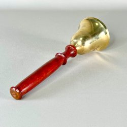 Klokke - messing m/trhndtag