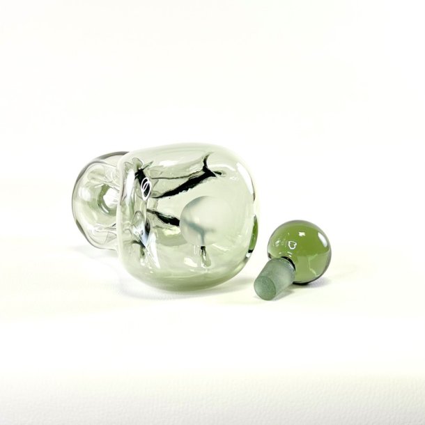 Holmegaard Klukflaske - smoke, H27,5 cm 