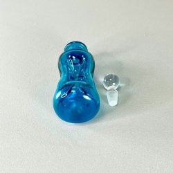 Kluk-kluk Karaffel, mini - Holmegaard, bl