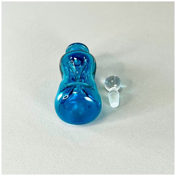 Kluk-kluk Karaffel, mini - Holmegaard, bl