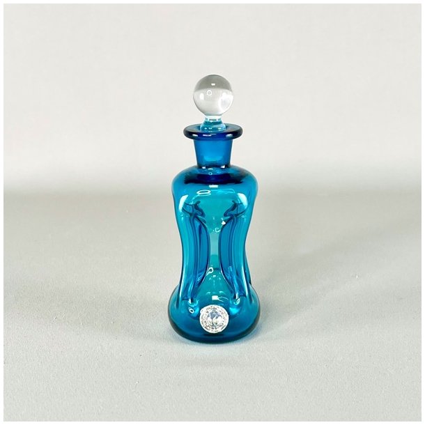 Kluk-kluk Karaffel, mini - Holmegaard, bl