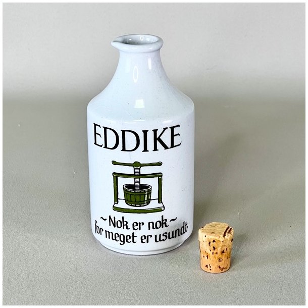 Knabstrup 'ordsprog' eddike flaske med prop