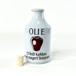 Knabstrup 'ordsprog' olie flaske med (ny) prop