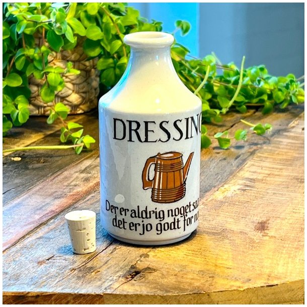 Knabstrup 'ordsprog' dressing flaske med prop
