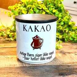 Knabstrup 'ordsprog' krukke til kakao