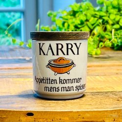 Knabstrup 'ordsprog' krydderikrukker 