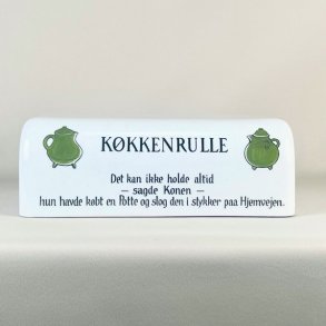 Kkkenrulleholder - Knabstrup 'ordsprog' serien 