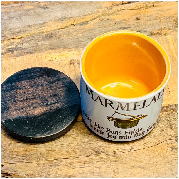 Knabstrup 'ordsprog' krukke til marmelade