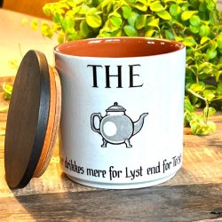 Knabstrup 'ordsprog' krukke til the