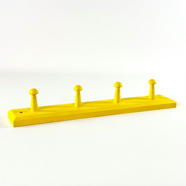 Retro knager�kke 4 kroge, gul 
