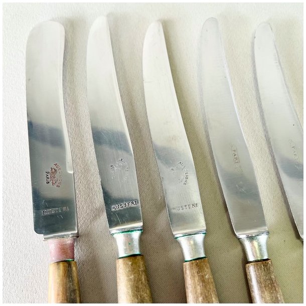 Knive - middagsknive (8 stk) Aux 2 Lions + Paris 