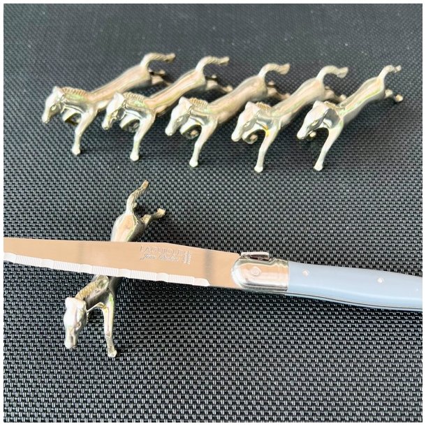 Knivsttte (st a' 6 stk) - Hest, slv