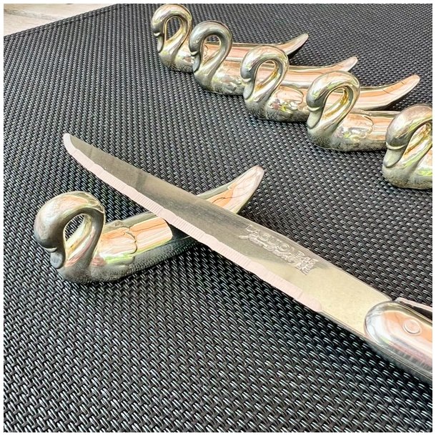 Knivsttte (st a' 6 stk) - Svane, slv