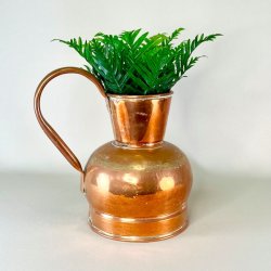 Kobberkande - vintage m/patina