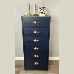 Kommode med 6 skuffer - SOLGT
