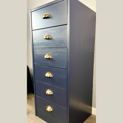 Kommode med 6 skuffer - SOLGT