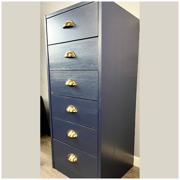 Kommode med 6 skuffer - SOLGT