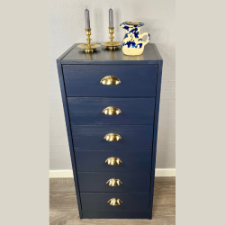 Kommode med 6 skuffer - SOLGT