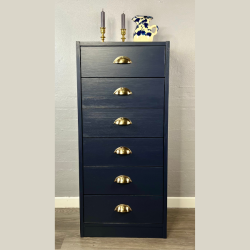 Kommode med 6 skuffer - SOLGT