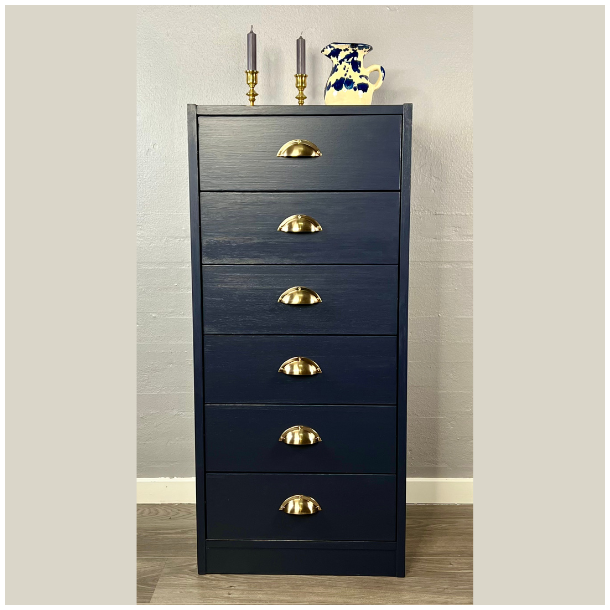 Kommode med 6 skuffer - SOLGT