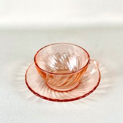 Tekop (5 st) - lyserd med swirl