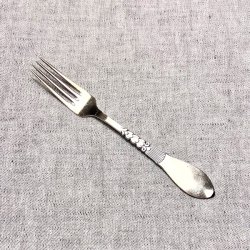 Vintage slvgaffel - Korn