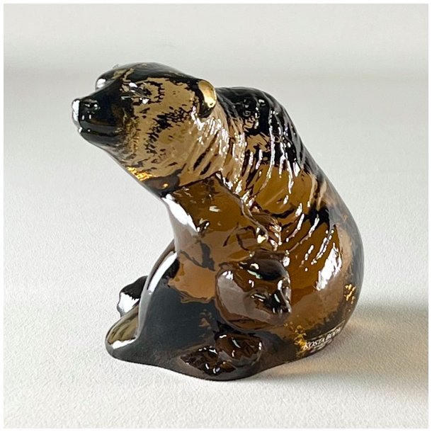 Glasfigur - Kosta Boda for WWF, bjrn