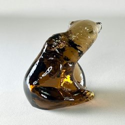 Glasfigur - Kosta Boda for WWF, bjrn