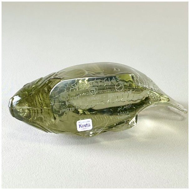 Glasfigur - Kosta Boda for WWF, fisk