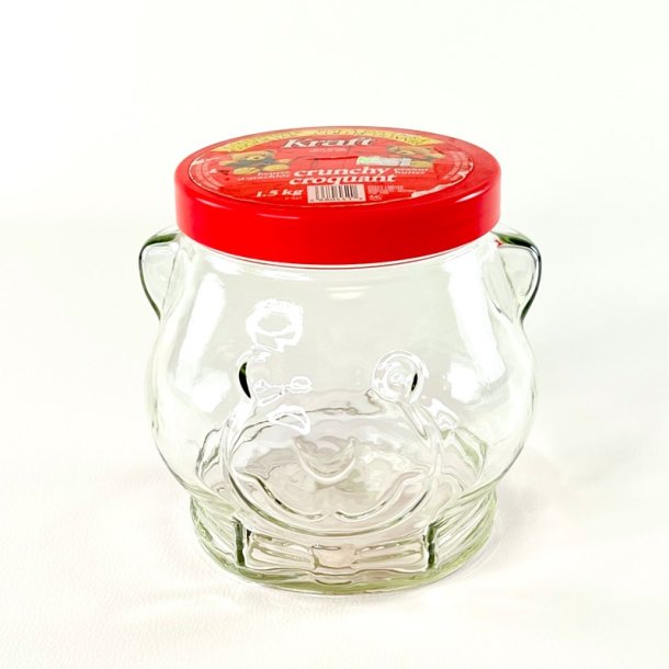 Opbevaringsglas - Kraft Food (1989) bamse, stor 