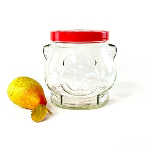 Opbevaringsglas - Kraft Food (1989) bamse, stor 