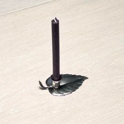 Bladformet lysestage - Kronen Danmark 