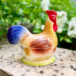 Fransk patform - Michel Caugant, farverig hane