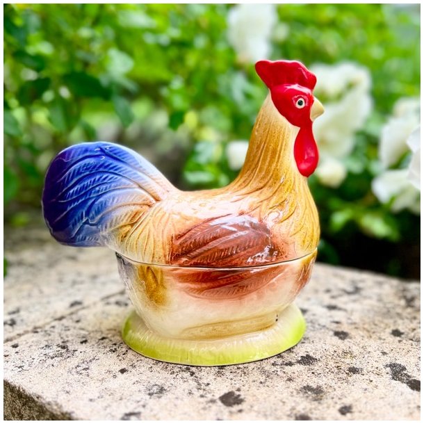 Fransk patform - Michel Caugant, farverig hane