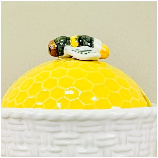 Honningkrukke med bi p lg 