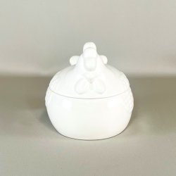 Hnekrukke - hvid, buttet 