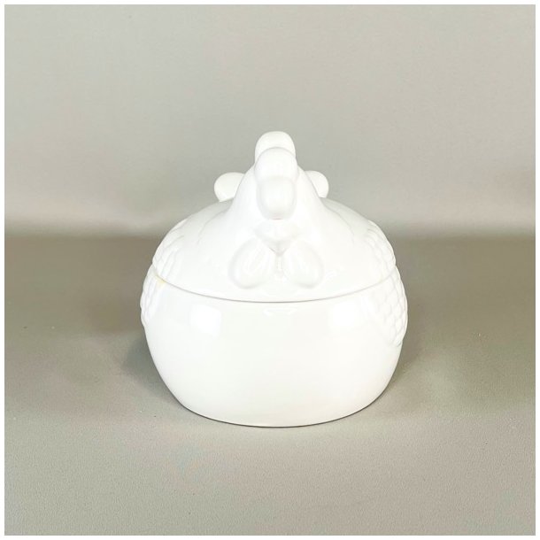 Hnekrukke - hvid, buttet 