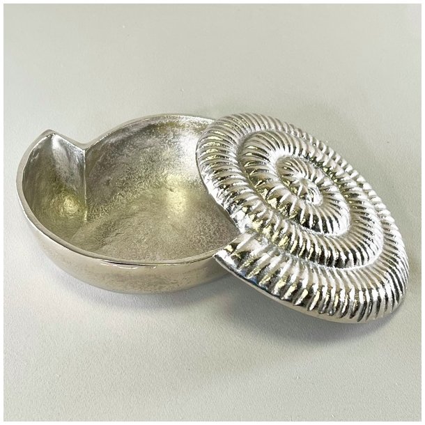 Muslingeformet skl m/lg - slv