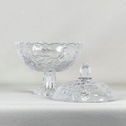 Bonbonniere - med roser, p fod