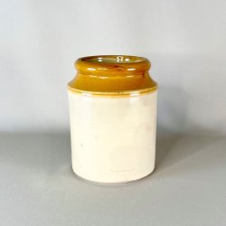 Saltglaserede potter - sennepsfarvede