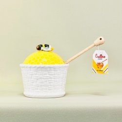 Honningkrukke med bi p lg 