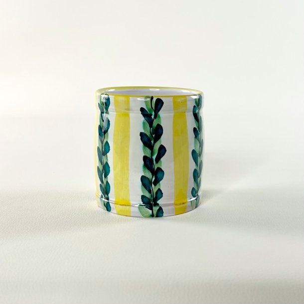Juelsminde Keramik krus - gul og gr�n