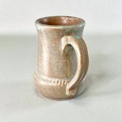 Keramik krus - brun/turkis 