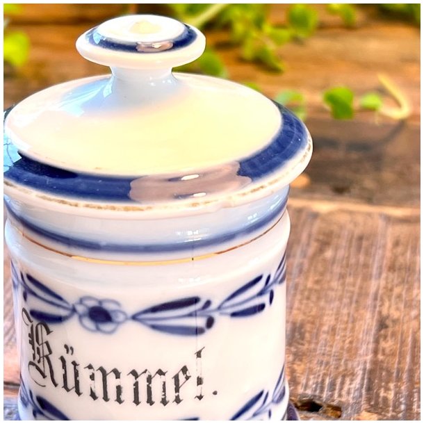 Krydderikrukker (st a' 5 stk) tysk, antik 1880