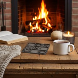 Kryds og bolle spil - metal