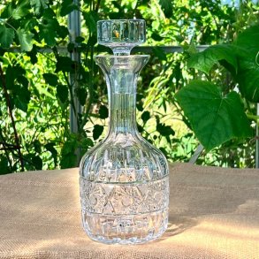 Karaffel - vintage, lang hals og stjernemnster